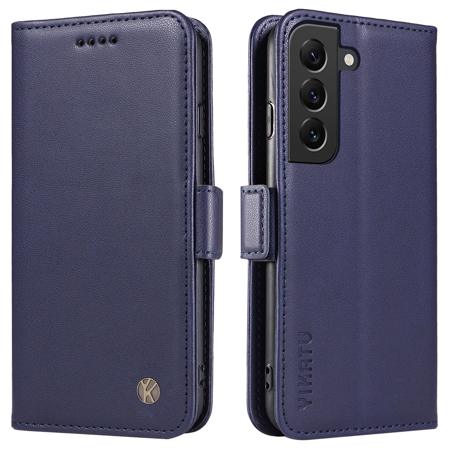 YIKATU YK-003 Flip Cover til Samsung Galaxy S22 5G Magnetisk PU-læderstativ til telefonpung YIKATU YK-003 Flip Cover til Samsung Galaxy S22 5G Magnetisk PU-læderstativ til telefonpung